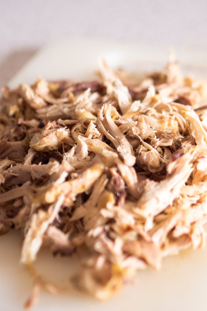 shredded chicken