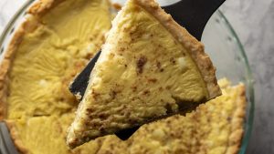 Hawaiian Style Custard Pie