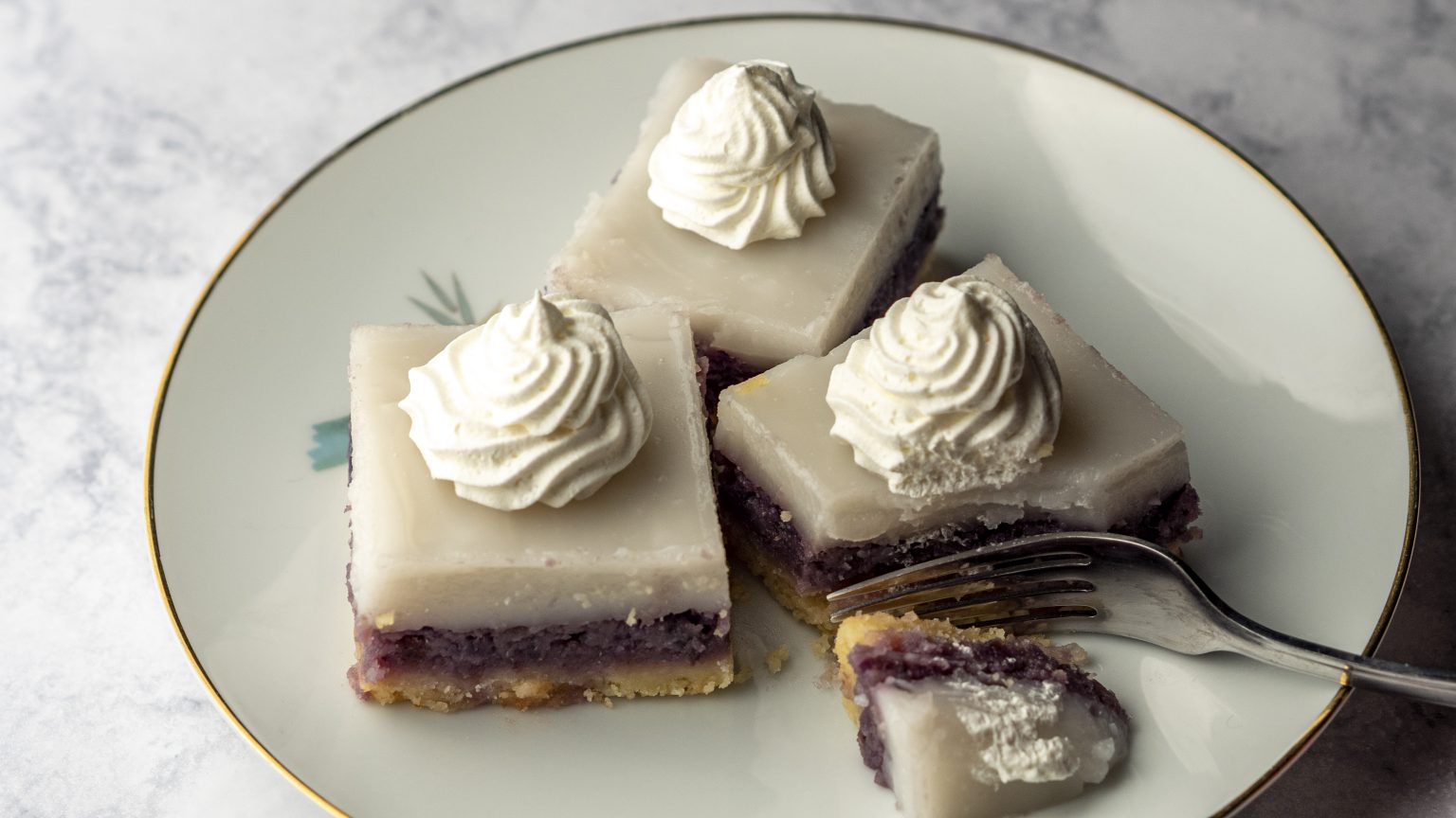 Okinawan Sweet Potato Haupia Pie - 'Ono Hawaiian Recipes