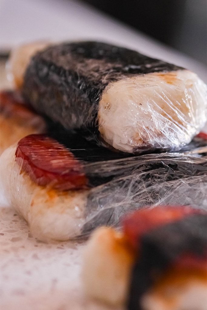 Teriyaki Takuan Spam Musubi Recipe • Cooking Hawaiian Style