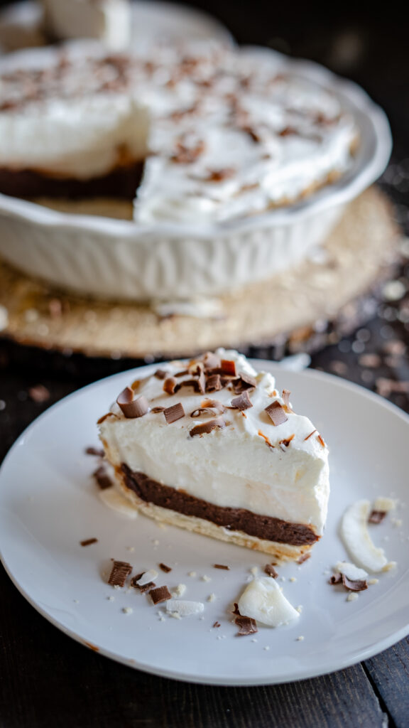 chocolate haupia pie