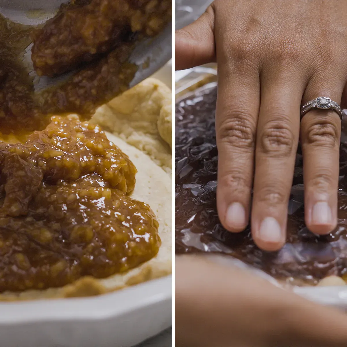 Creamy Chocolate Macadamia Nut Pie_Step 5