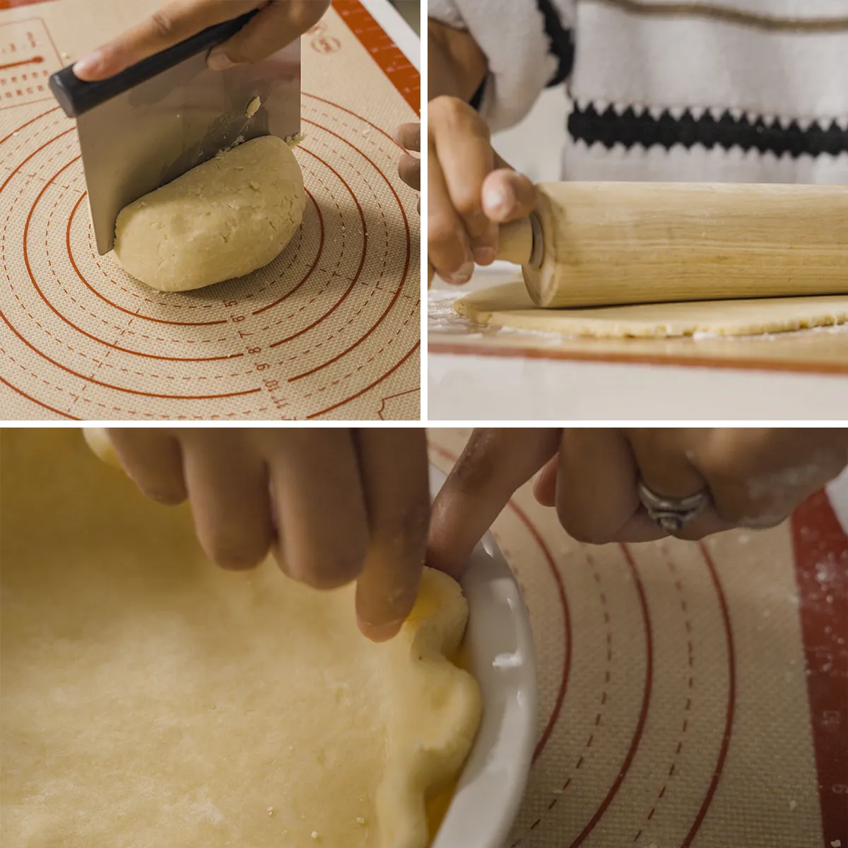 Creamy Chocolate Macadamia Nut Pie_Step 2