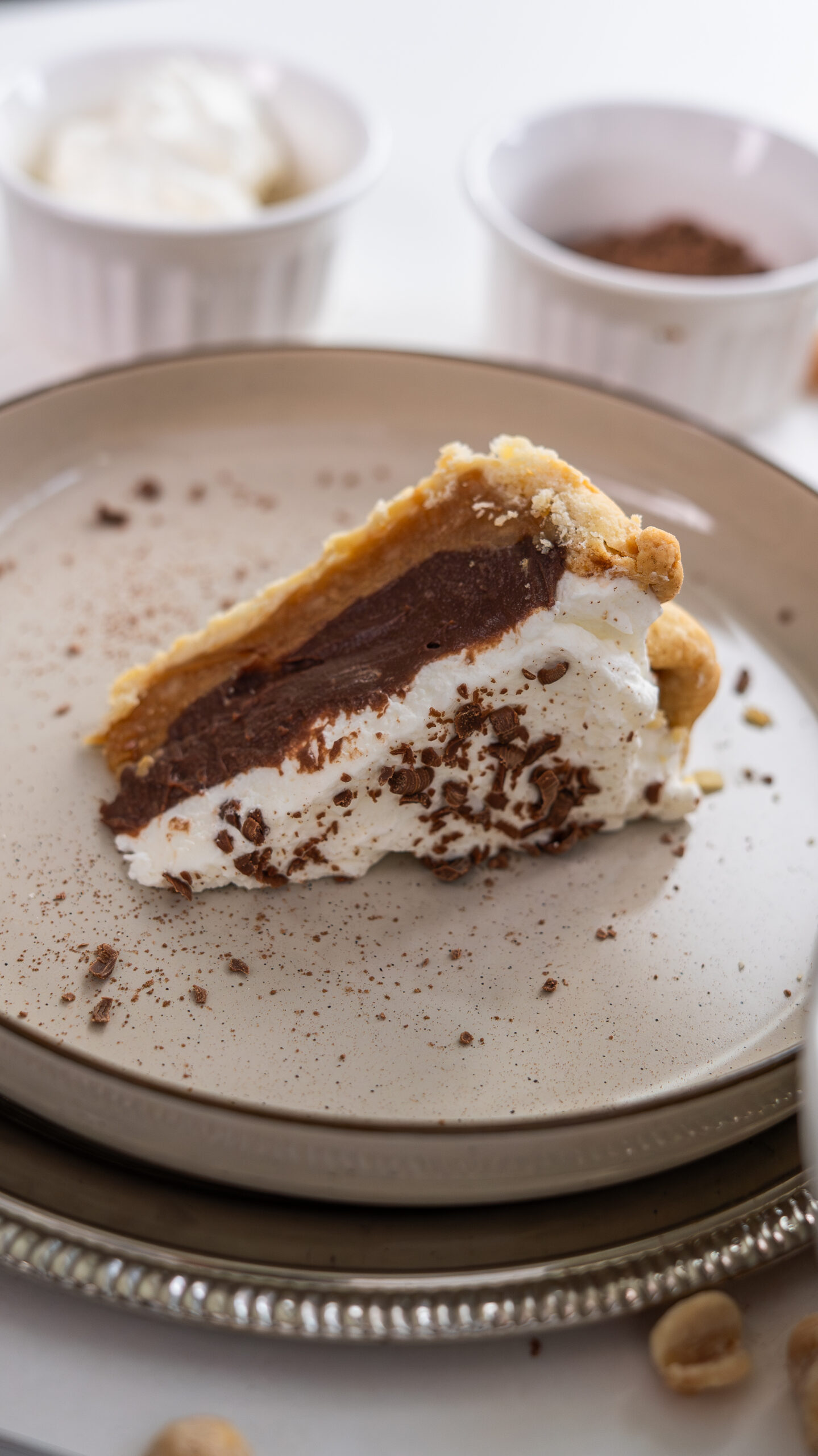 Creamy Chocolate Macadamia Pie 4